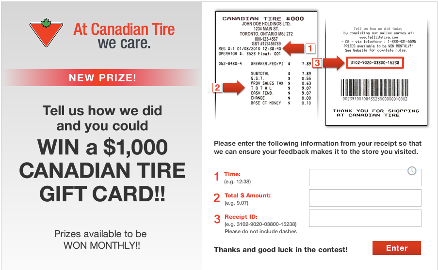 Canadian Tire Retail Survey