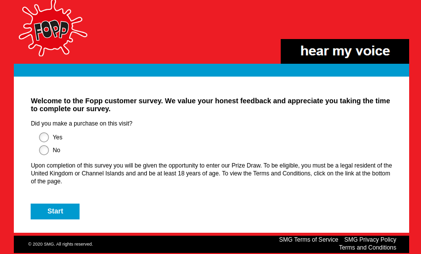 Fopp Hear My Voice Survey