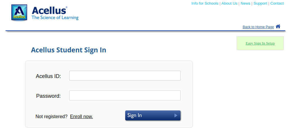 Acellus Student Login