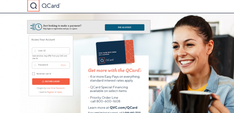 qvc credit card portal
