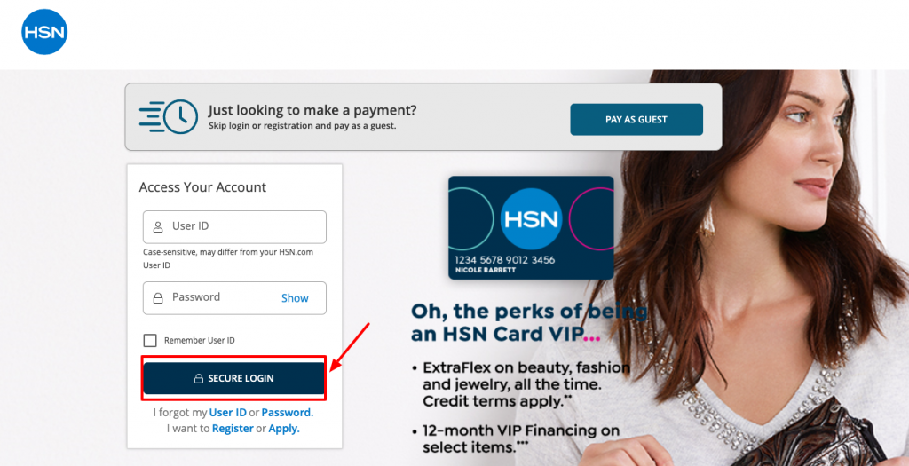 hsn.syf.com - Guide to Access your HSN Credit Card Online - Survey Steps